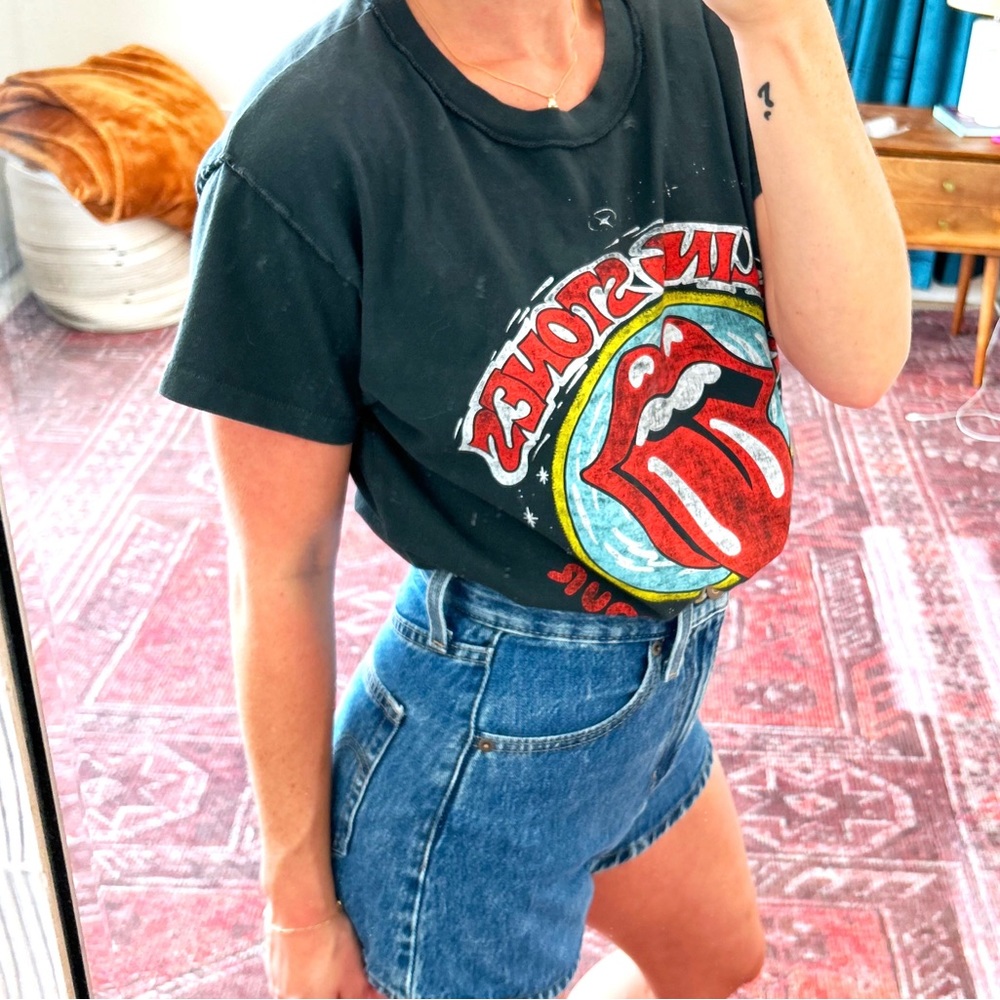 Daydreamer Rolling Stones ’78 World Tour Reverse Girlfriend Tee